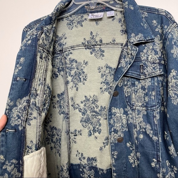 Women’s Jean Jacket Floral M - Picture 6 of 9
